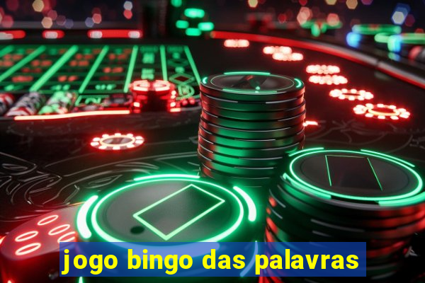 jogo bingo das palavras