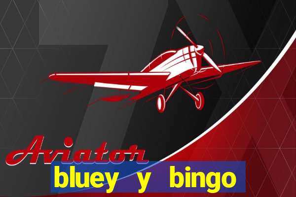 bluey y bingo bailando png