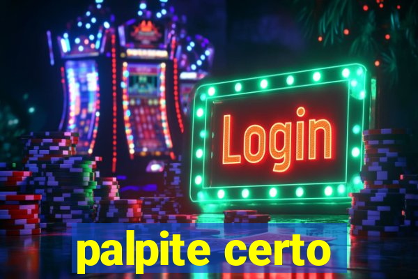 palpite certo