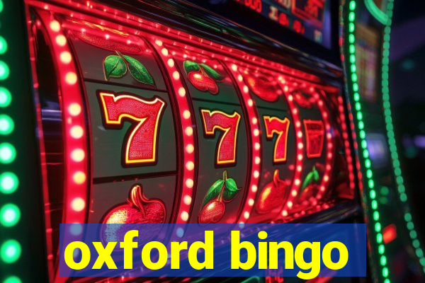 oxford bingo