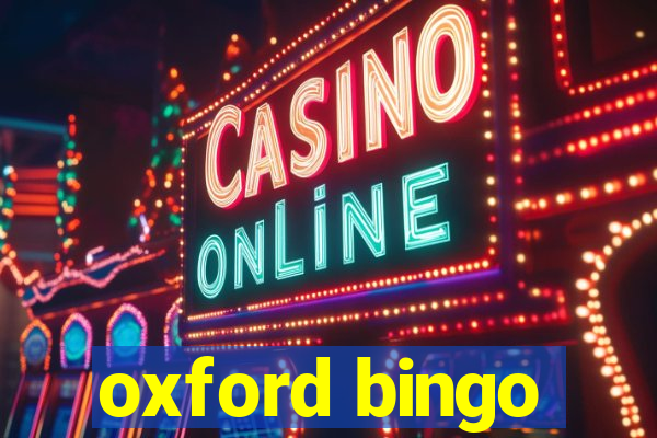 oxford bingo