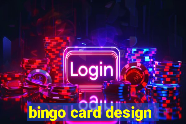 bingo card design