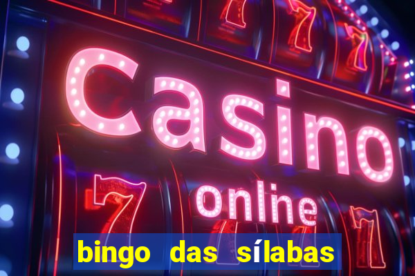 bingo das sílabas como jogar