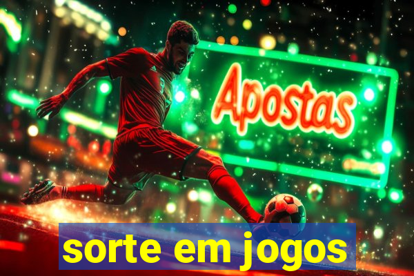 sorte em jogos