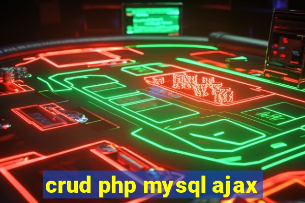 crud php mysql ajax