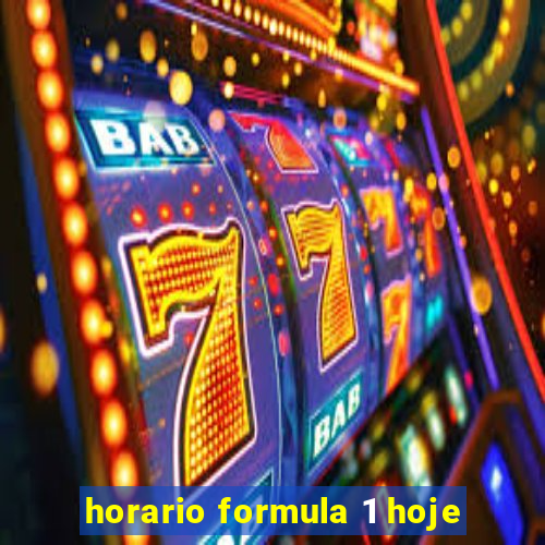 horario formula 1 hoje