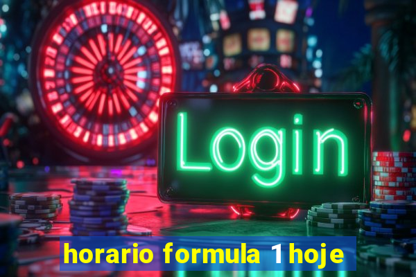 horario formula 1 hoje