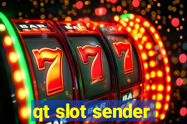 qt slot sender