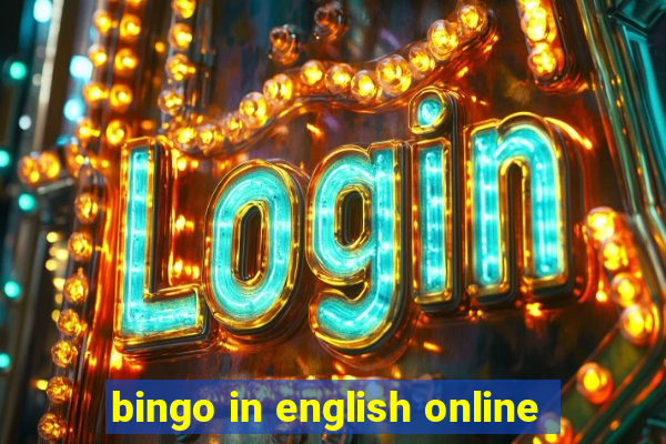 bingo in english online