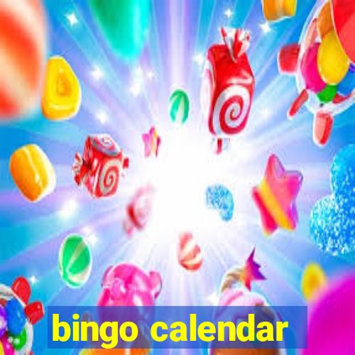 bingo calendar