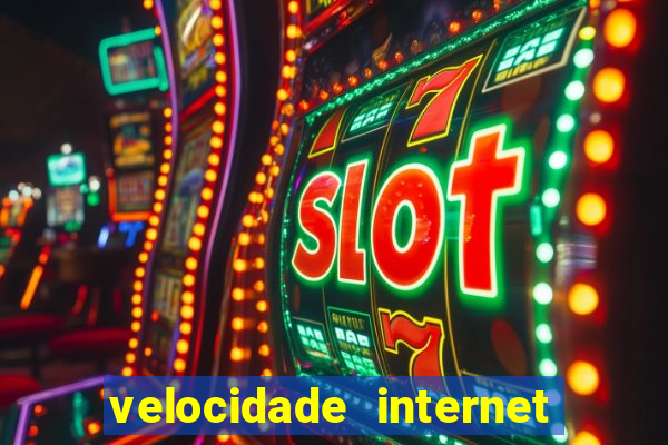 velocidade internet para jogar online