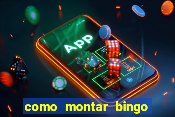 como montar bingo brinquedos toia