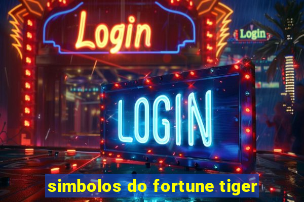 simbolos do fortune tiger