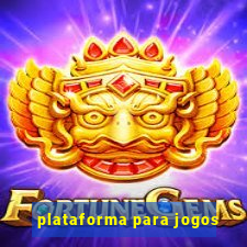 plataforma para jogos