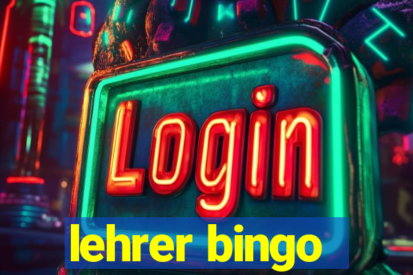 lehrer bingo