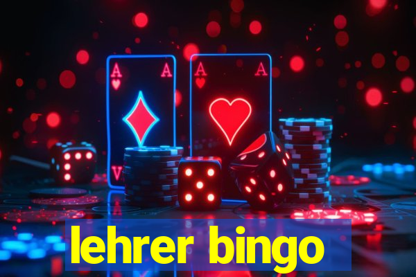 lehrer bingo