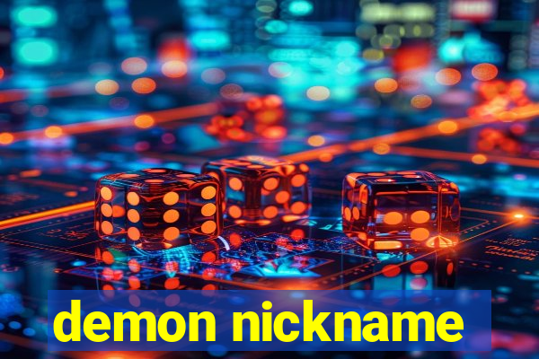 demon nickname