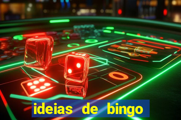 ideias de bingo para o natal