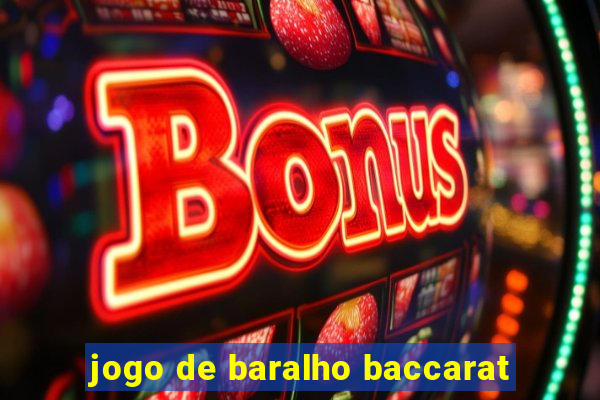 jogo de baralho baccarat