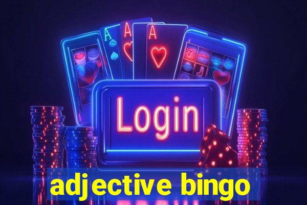 adjective bingo