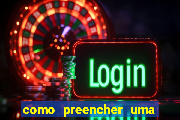 como preencher uma cartela de bingo