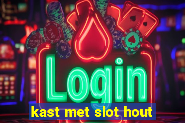 kast met slot hout