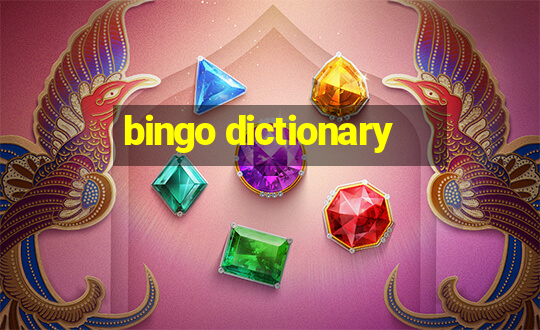 bingo dictionary