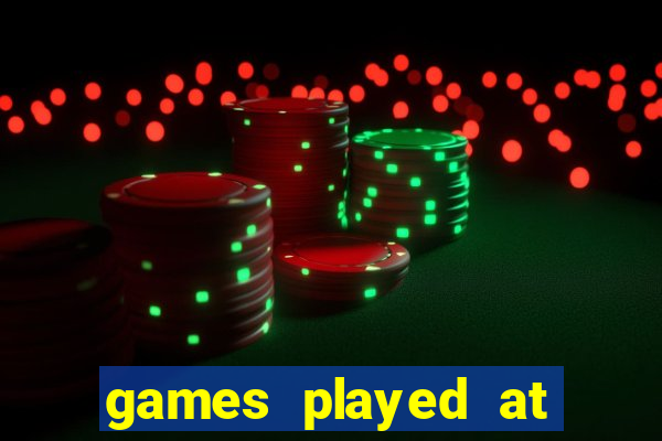 games played at the casino