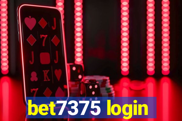 bet7375 login