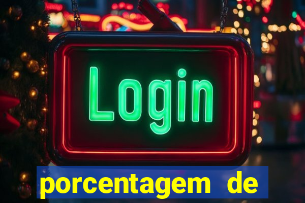 porcentagem de jogos slots