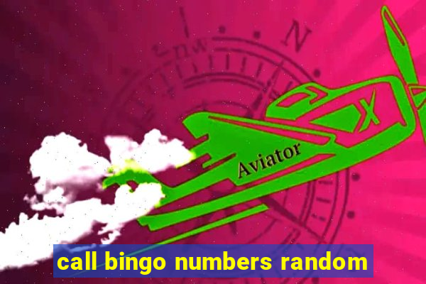 call bingo numbers random