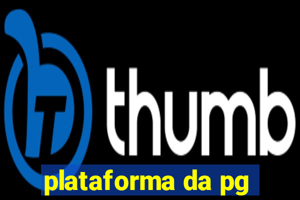 plataforma da pg