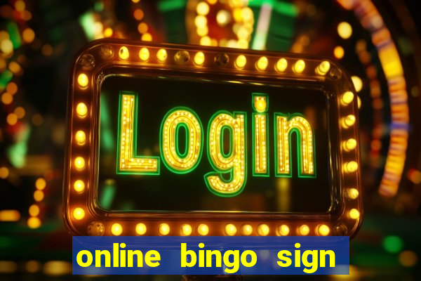 online bingo sign up bonus