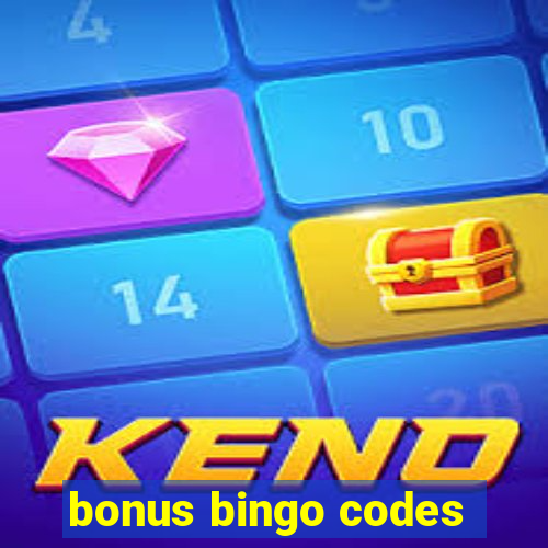 bonus bingo codes