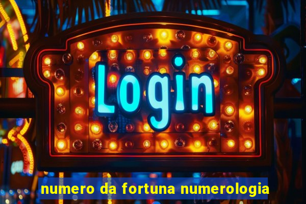 numero da fortuna numerologia