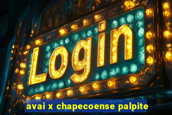 avai x chapecoense palpite