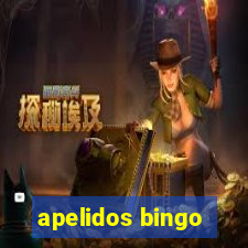 apelidos bingo