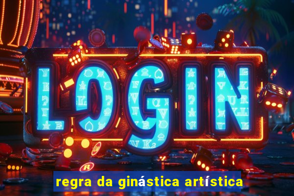 regra da ginástica artística