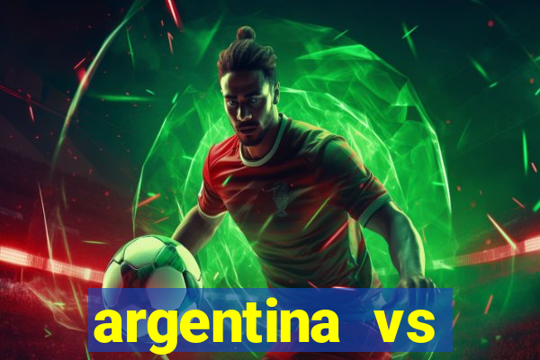 argentina vs colombia ao vivo