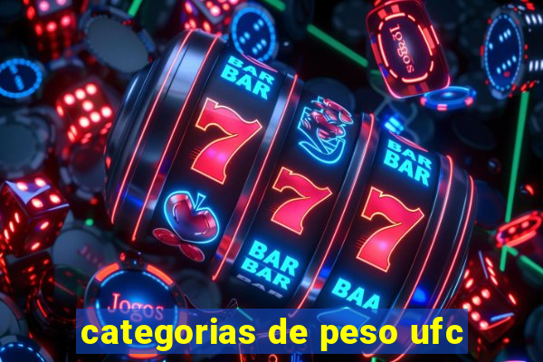 categorias de peso ufc