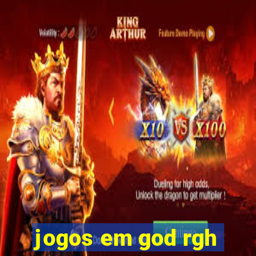 jogos em god rgh