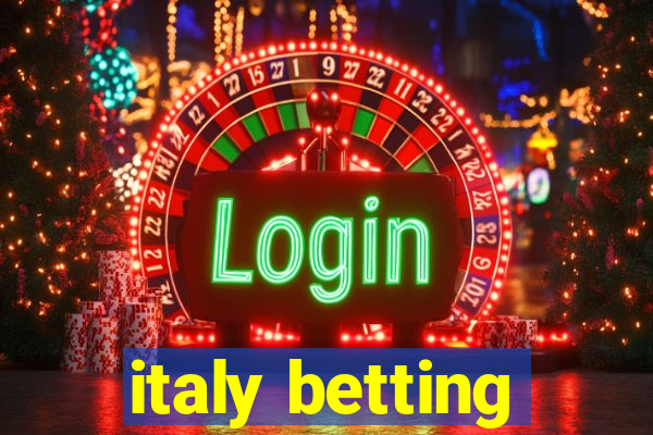 italy betting