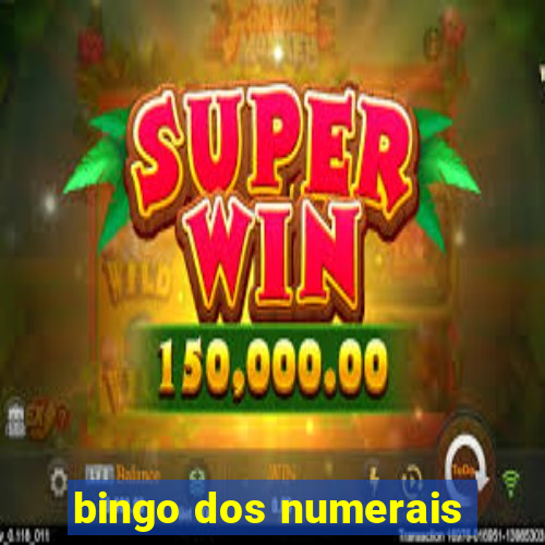 bingo dos numerais