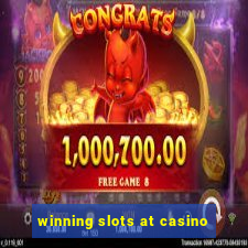 winning slots at casino