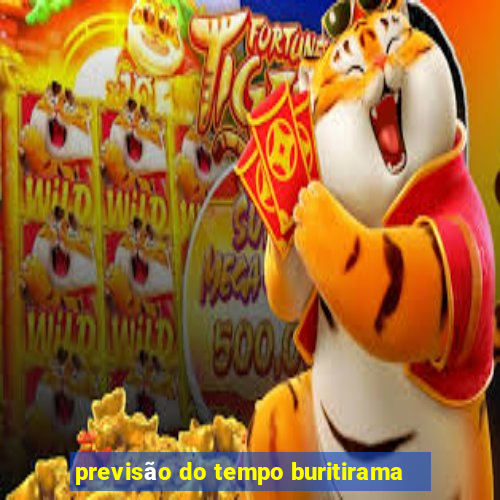 previsão do tempo buritirama