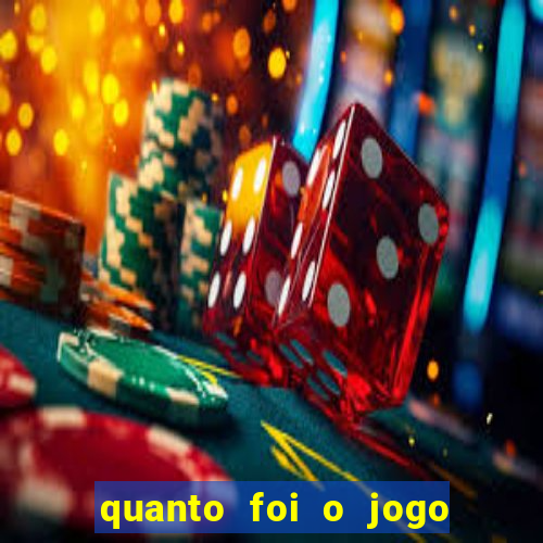 quanto foi o jogo do fluminense