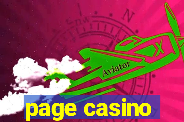 page casino