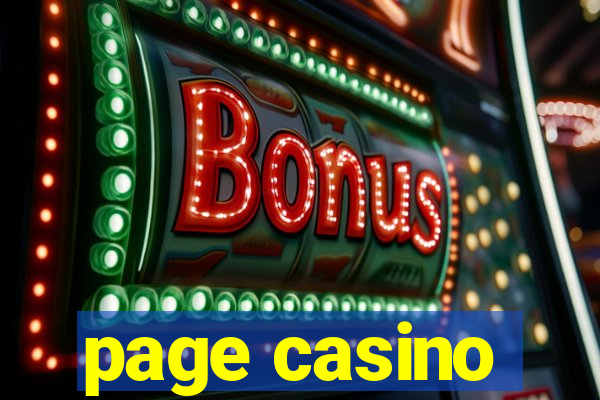 page casino