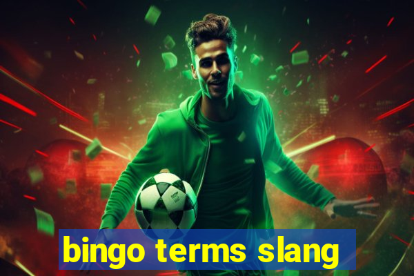 bingo terms slang