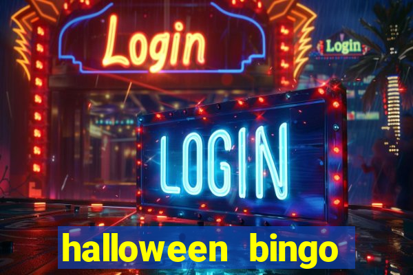 halloween bingo games for kids